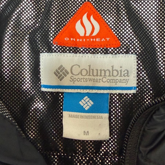 Columbia Omni Heat Puffer Vest Black Women's Size M Lightweight Insulated - Picture 2 of 6